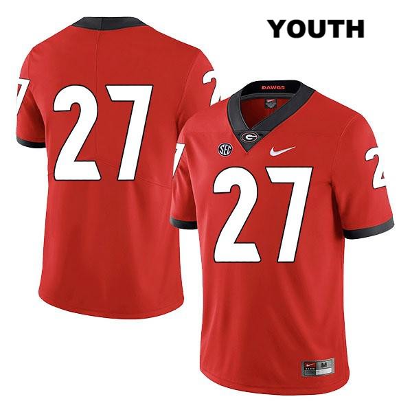 Georgia Bulldogs Youth Eric Stokes #27 NCAA No Name Legend Authentic Red Nike Stitched College Football Jersey OFA6456MM